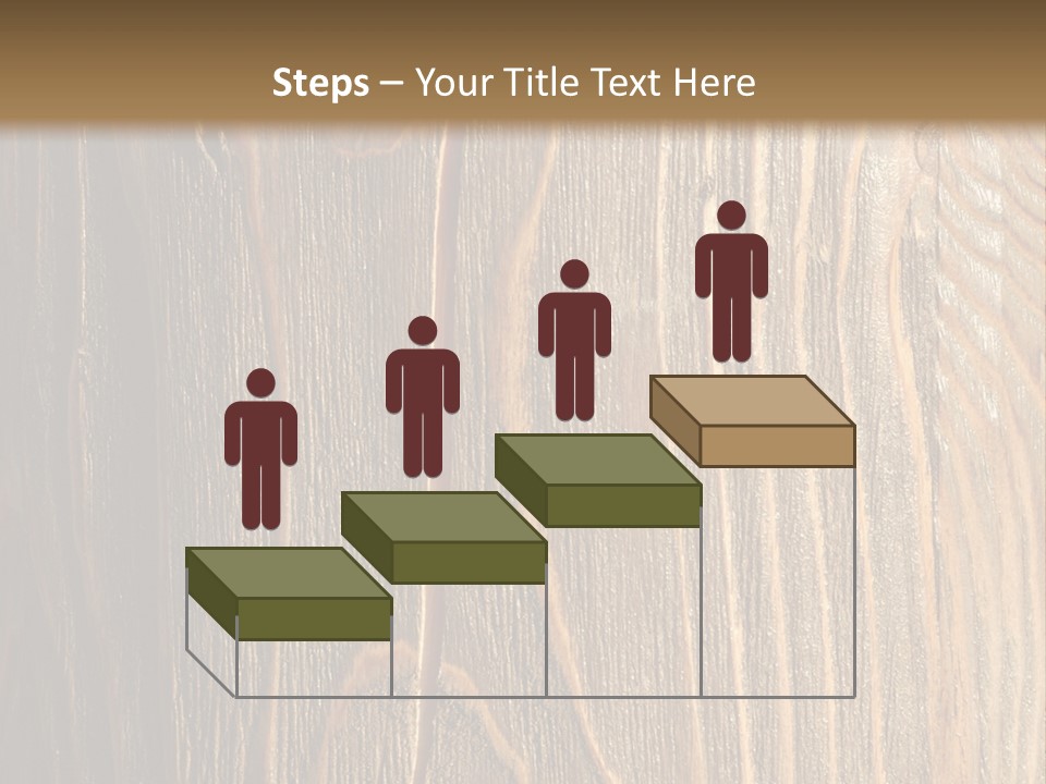 Striped Abstract Wood PowerPoint Template