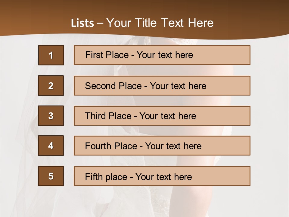 Passionate Beauty Dress PowerPoint Template