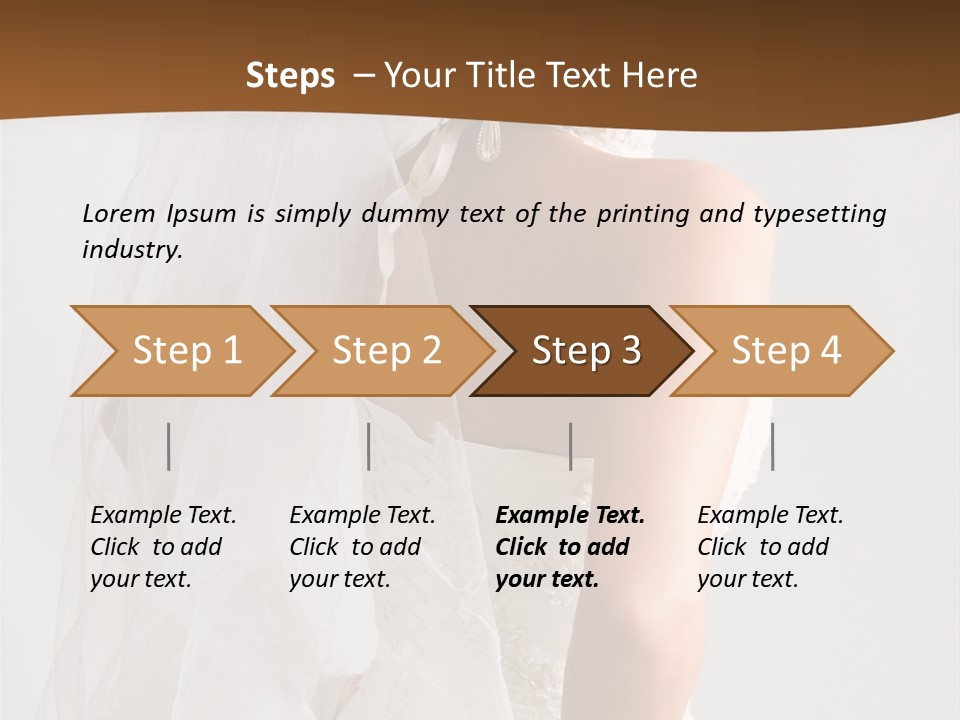 Passionate Beauty Dress PowerPoint Template