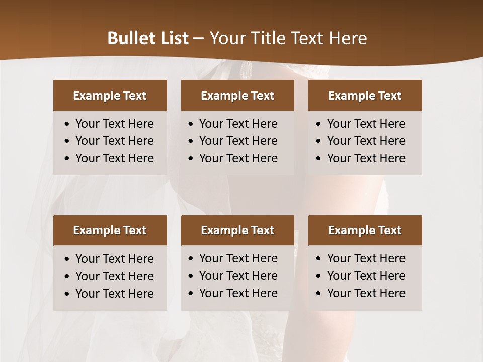 Passionate Beauty Dress PowerPoint Template