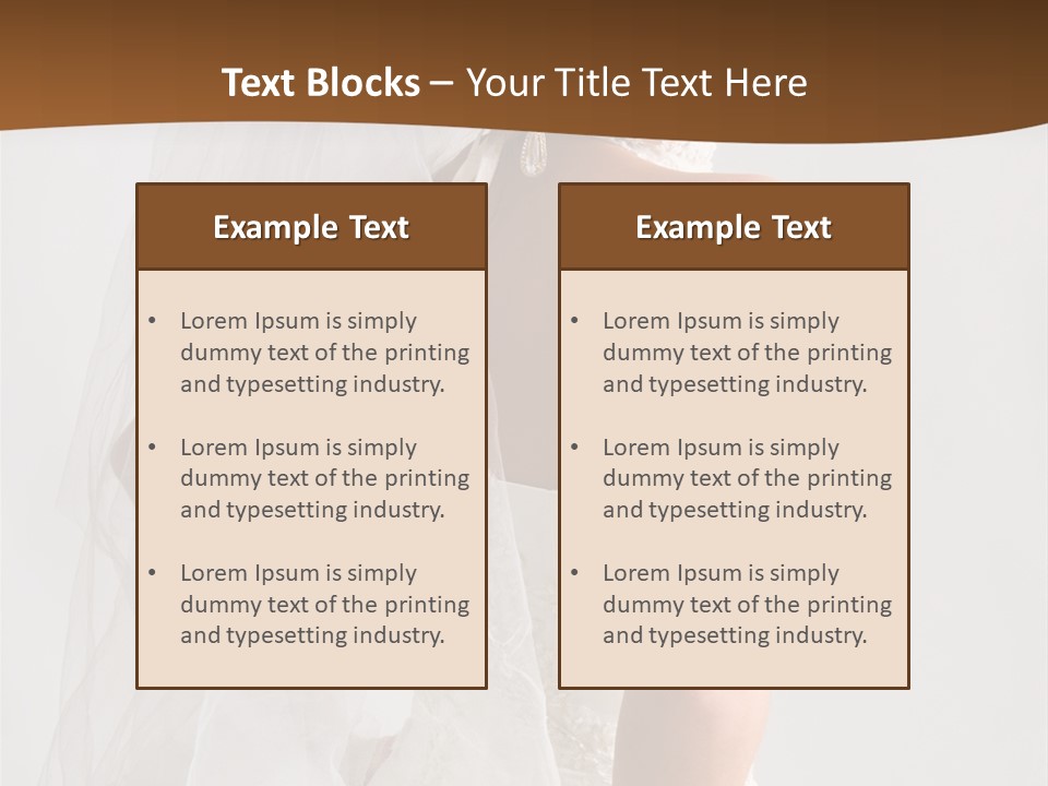 Passionate Beauty Dress PowerPoint Template