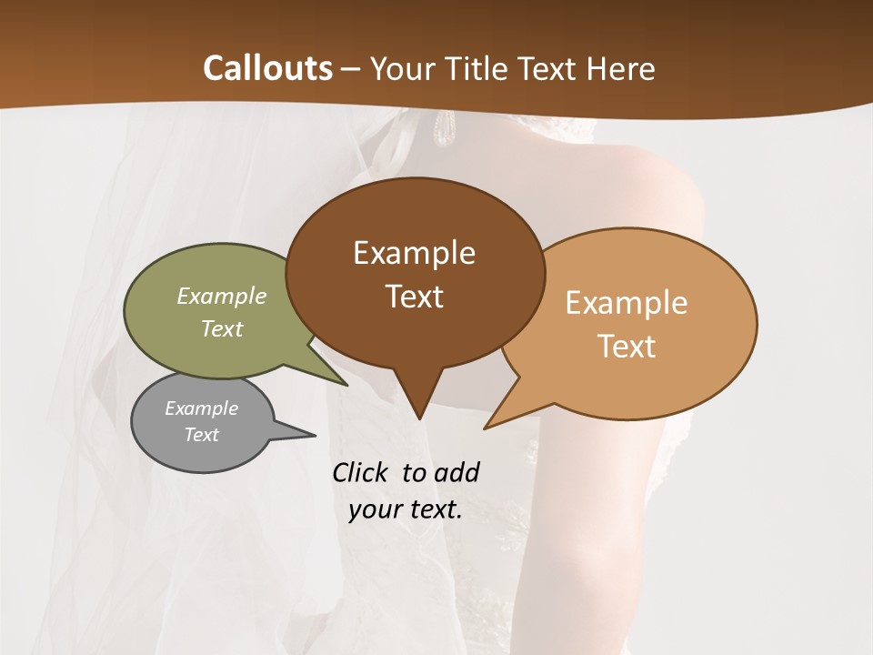 Passionate Beauty Dress PowerPoint Template