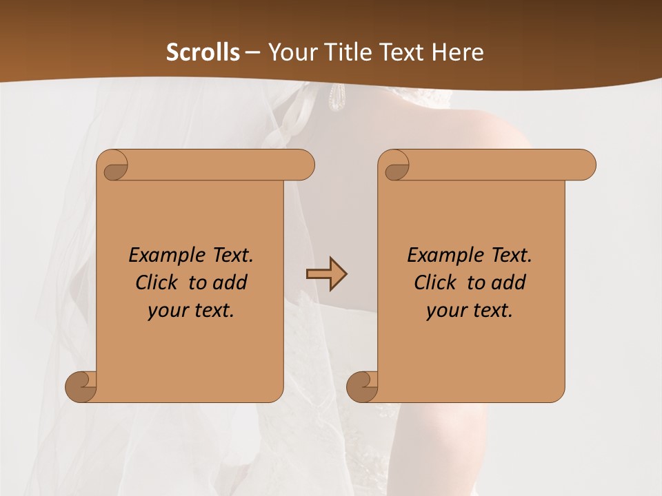 Passionate Beauty Dress PowerPoint Template