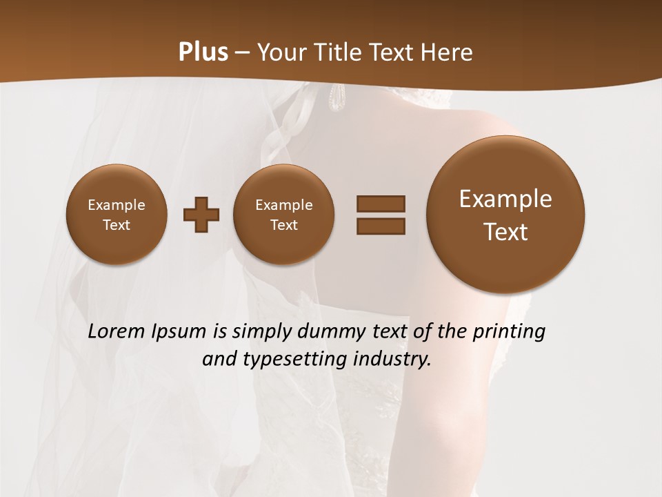 Passionate Beauty Dress PowerPoint Template