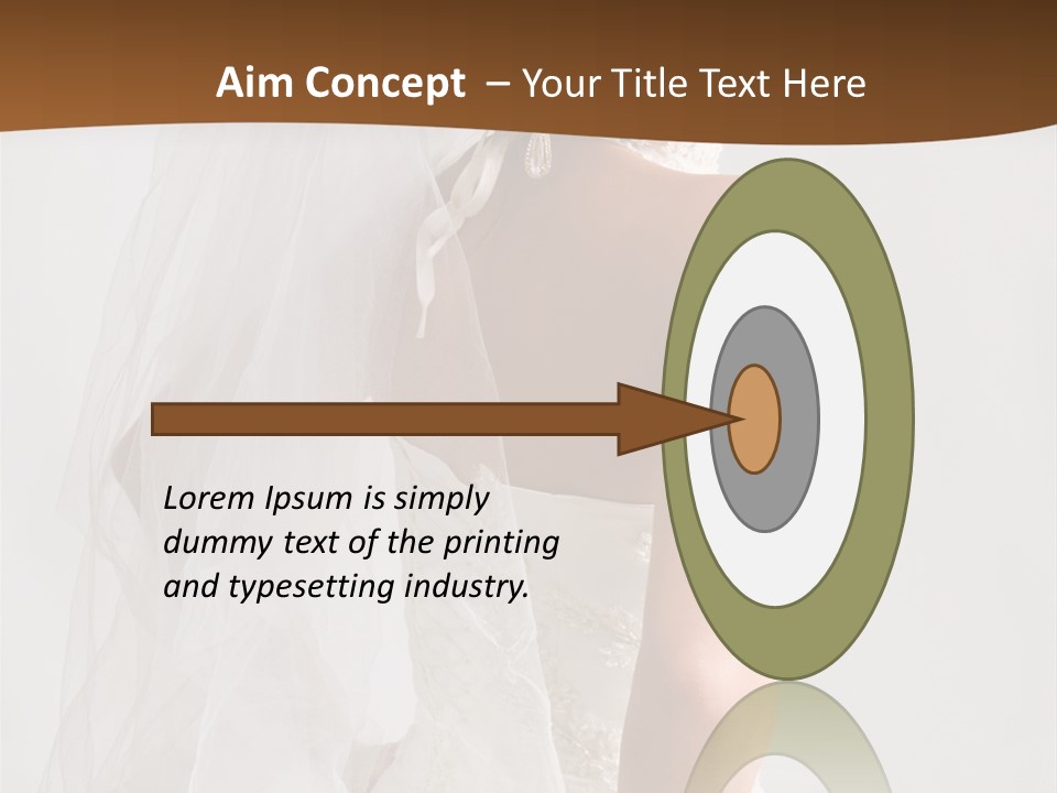 Passionate Beauty Dress PowerPoint Template