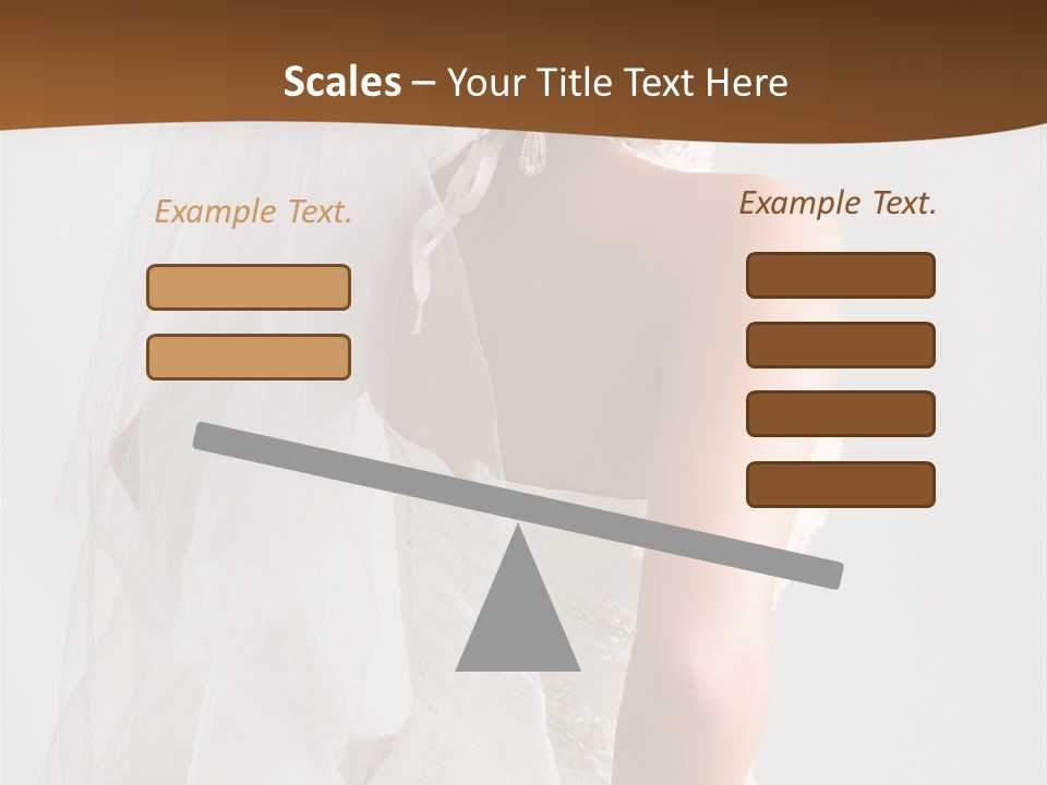Passionate Beauty Dress PowerPoint Template