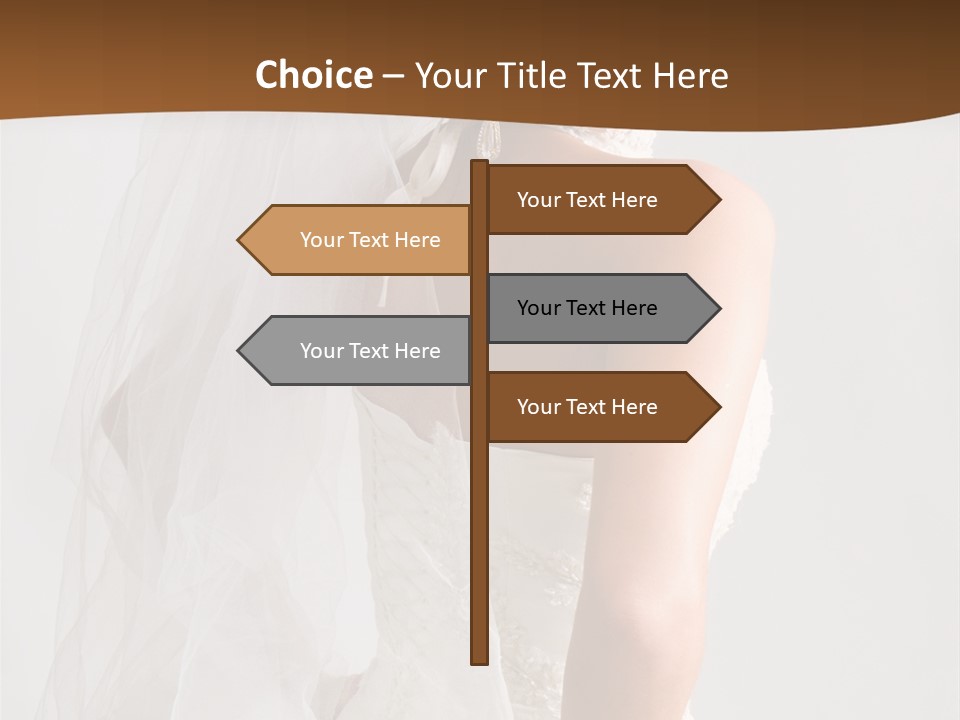 Passionate Beauty Dress PowerPoint Template