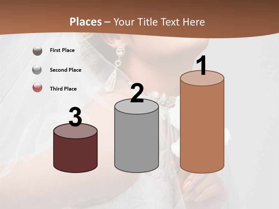 Veil Bride Marry PowerPoint Template