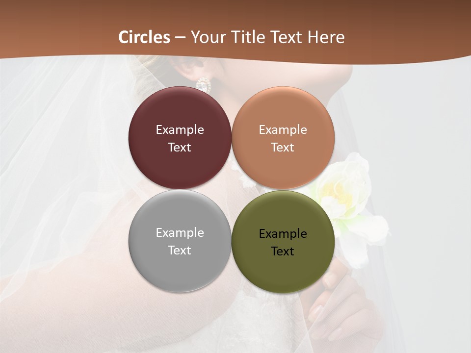 Veil Bride Marry PowerPoint Template