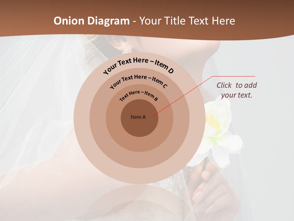 Veil Bride Marry PowerPoint Template
