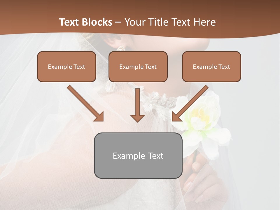 Veil Bride Marry PowerPoint Template