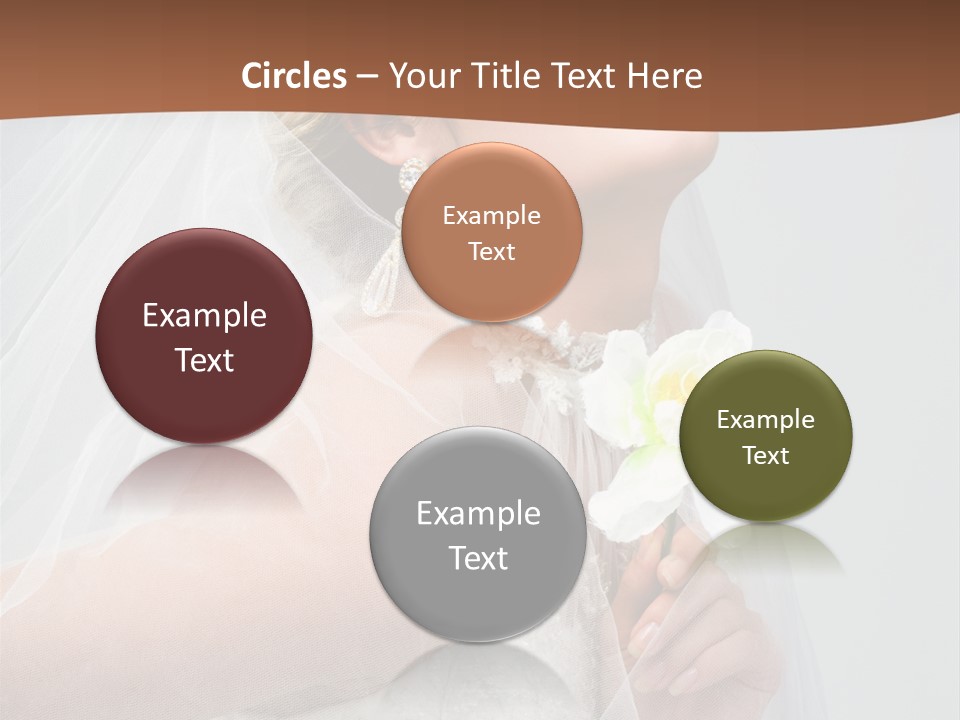 Veil Bride Marry PowerPoint Template