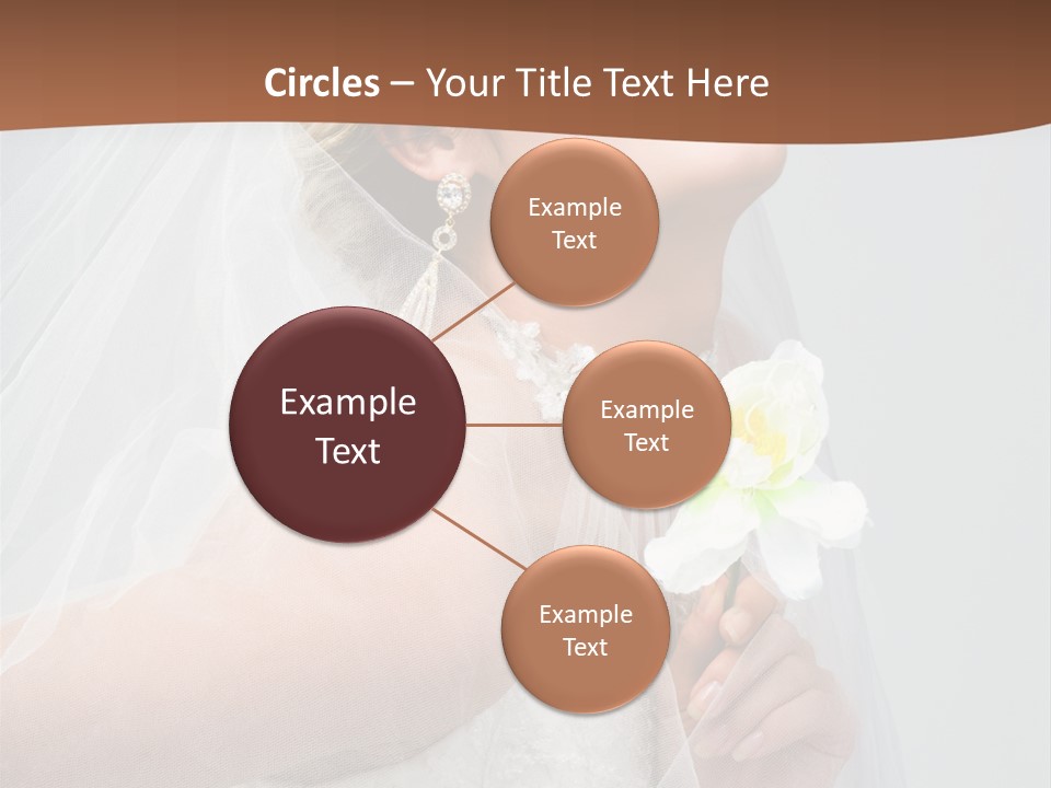 Veil Bride Marry PowerPoint Template