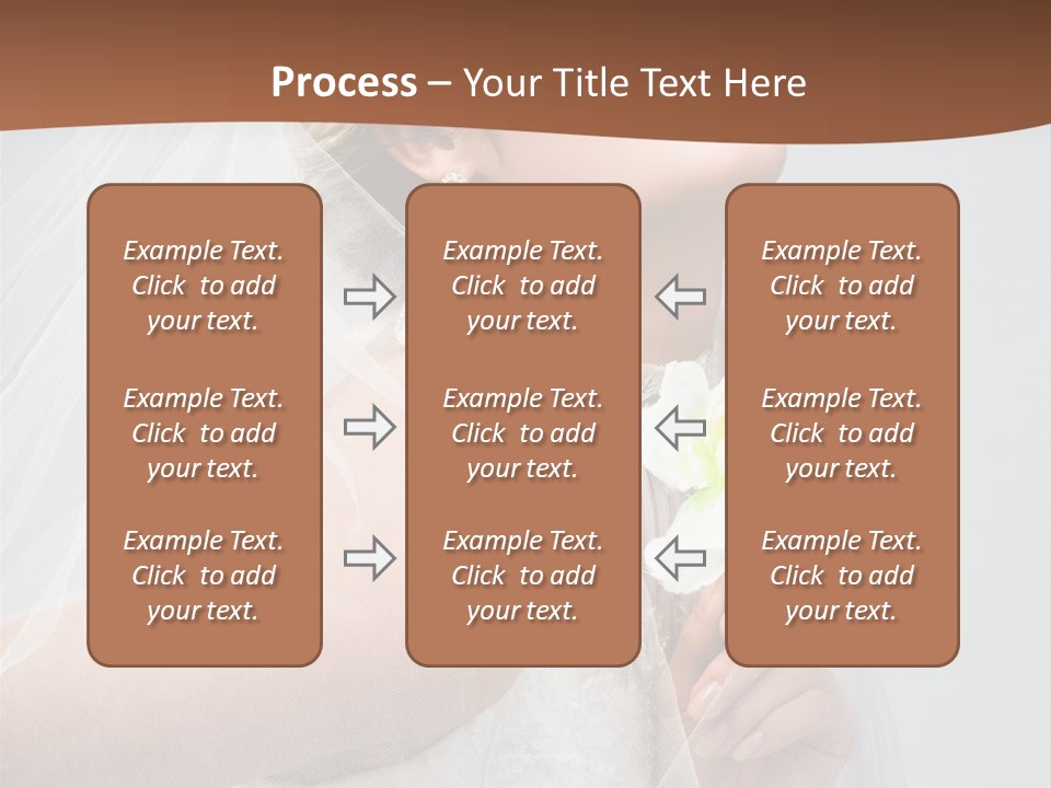 Veil Bride Marry PowerPoint Template