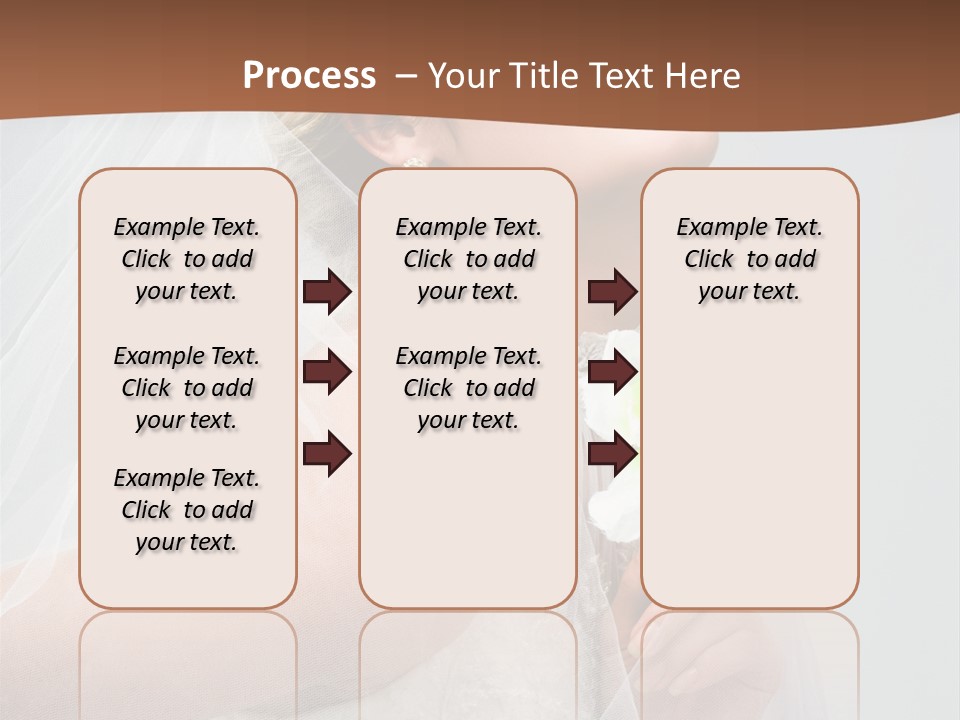 Veil Bride Marry PowerPoint Template