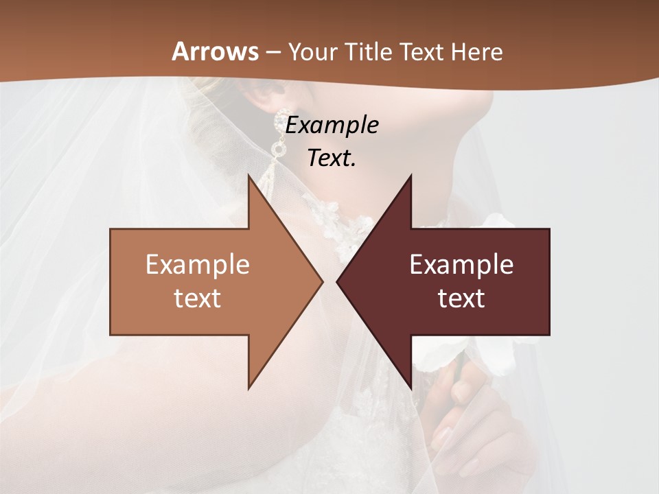 Veil Bride Marry PowerPoint Template