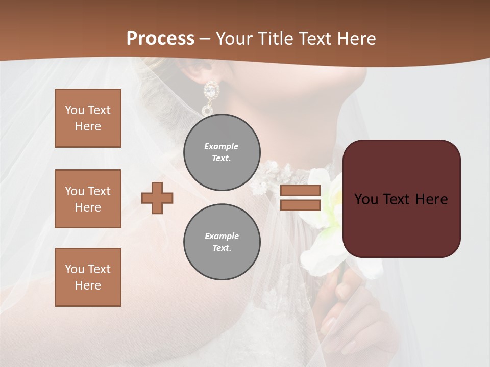Veil Bride Marry PowerPoint Template