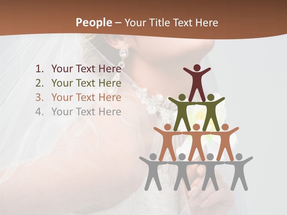 Veil Bride Marry PowerPoint Template