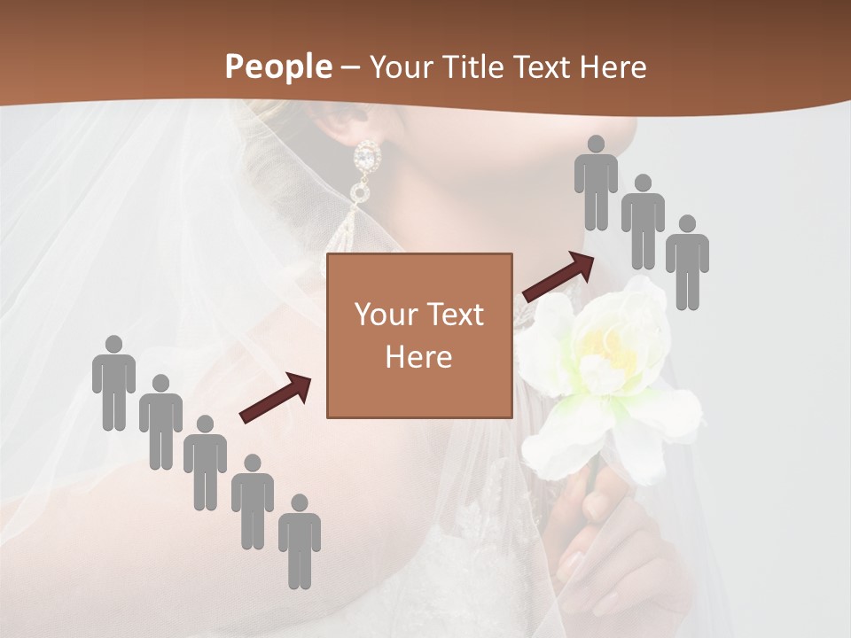 Veil Bride Marry PowerPoint Template