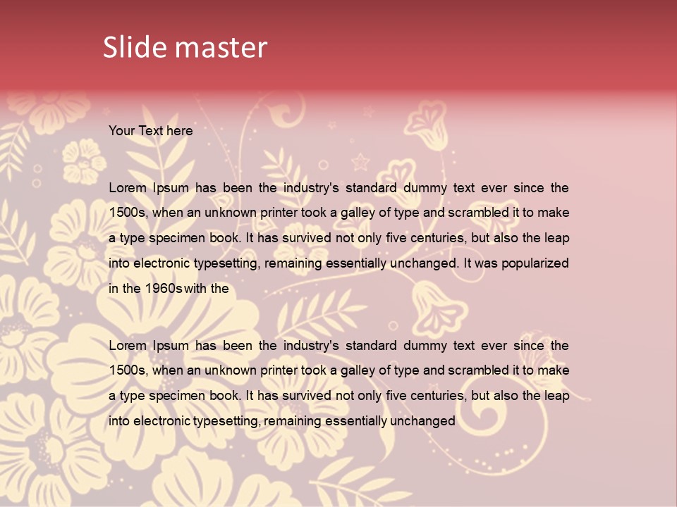 Dirty Nature Textured PowerPoint Template