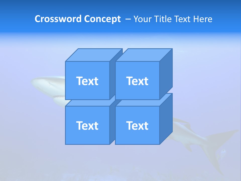 Underwater Perezii Sea PowerPoint Template