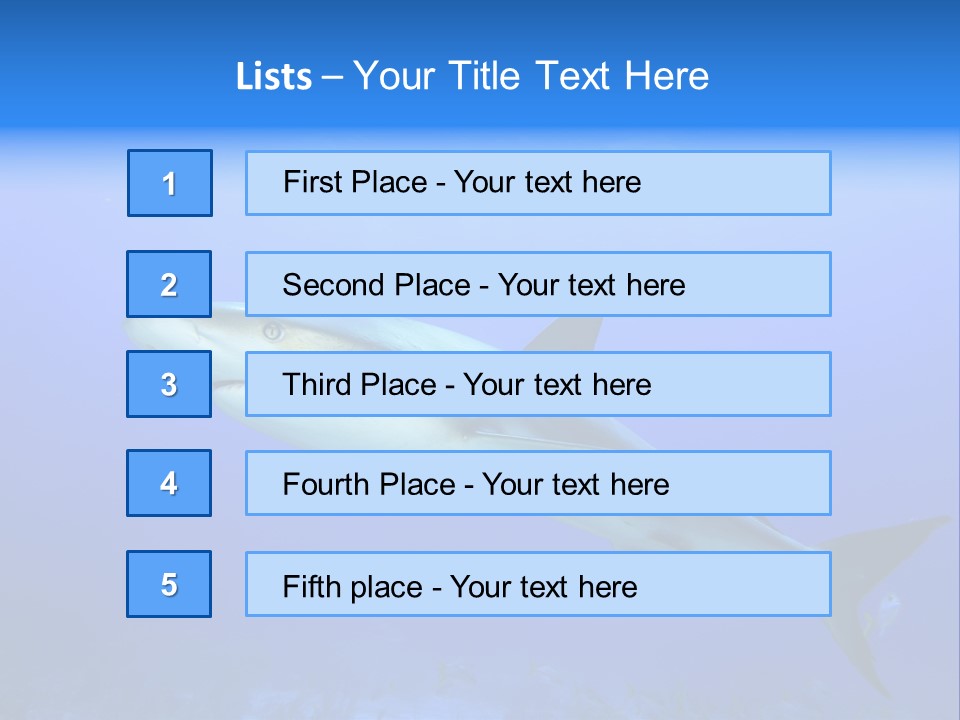 Underwater Perezii Sea PowerPoint Template
