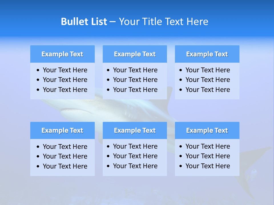 Underwater Perezii Sea PowerPoint Template