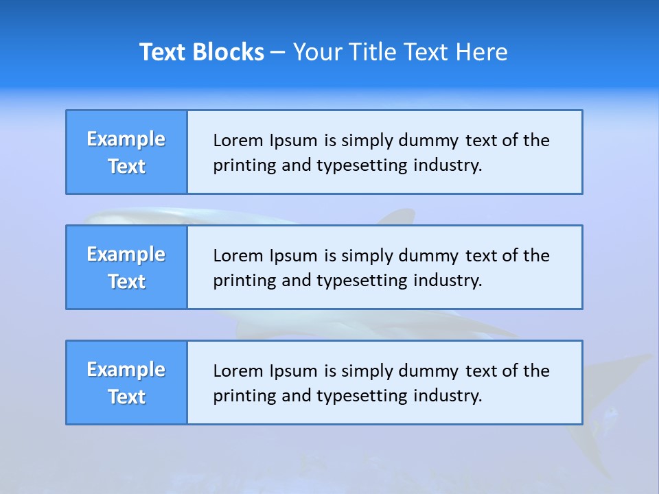Underwater Perezii Sea PowerPoint Template