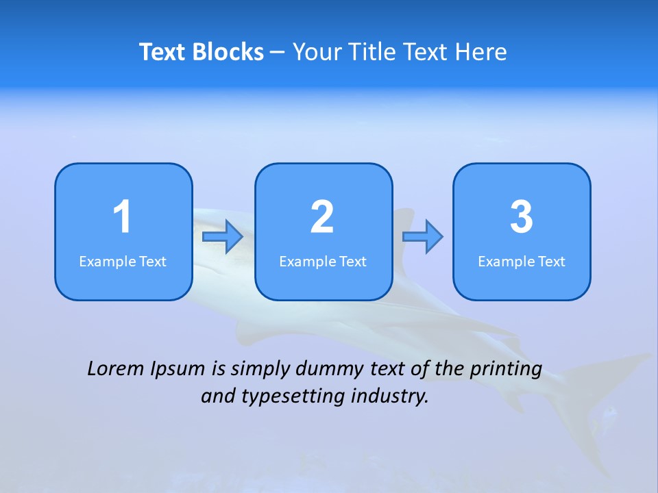 Underwater Perezii Sea PowerPoint Template