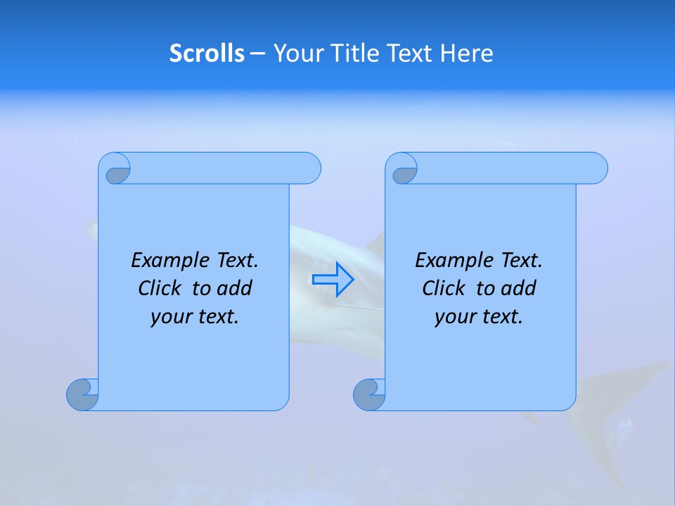 Underwater Perezii Sea PowerPoint Template