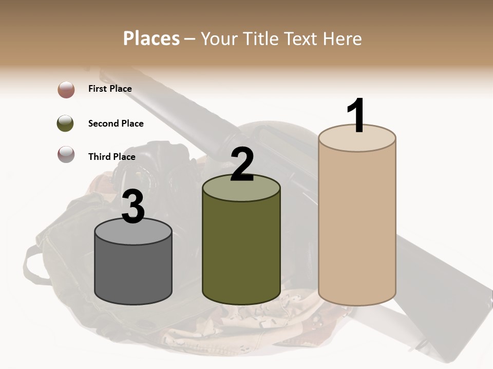 Desert Shock Projectile PowerPoint Template
