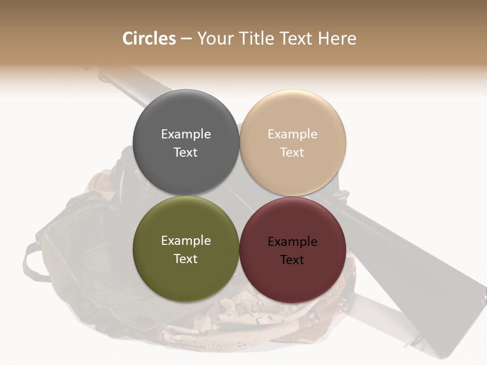 Desert Shock Projectile PowerPoint Template