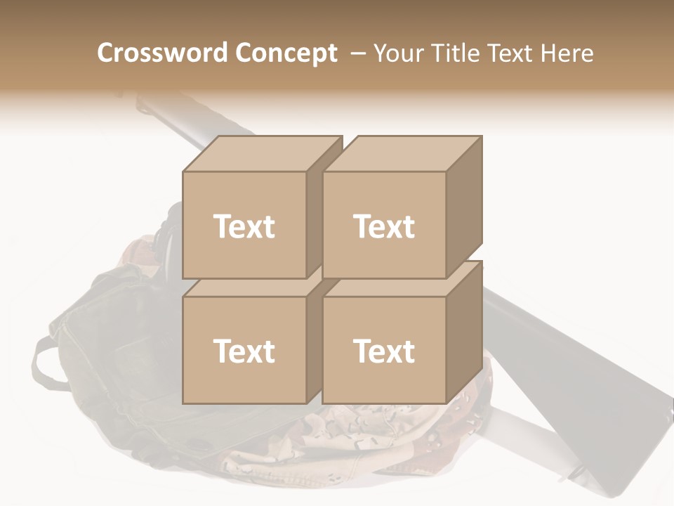 Desert Shock Projectile PowerPoint Template