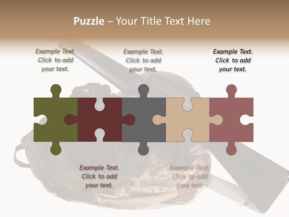 Desert Shock Projectile PowerPoint Template