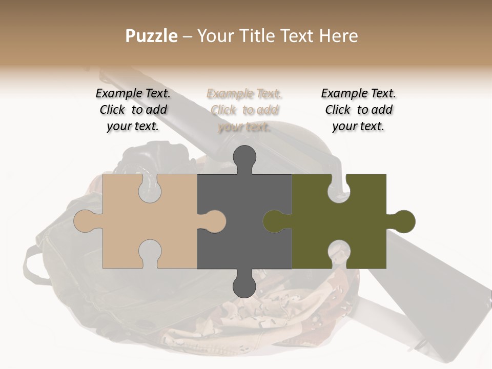 Desert Shock Projectile PowerPoint Template