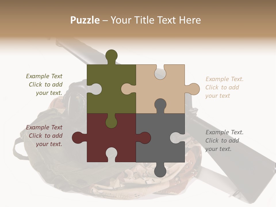Desert Shock Projectile PowerPoint Template