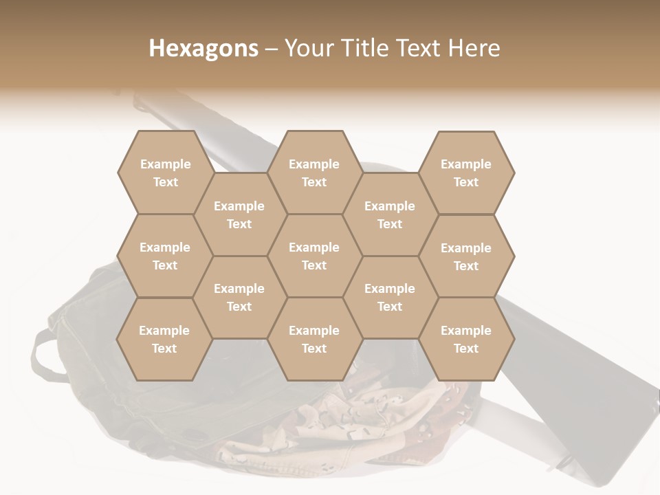 Desert Shock Projectile PowerPoint Template