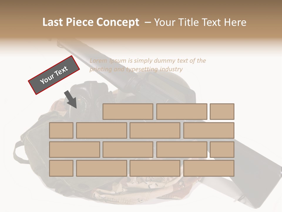 Desert Shock Projectile PowerPoint Template