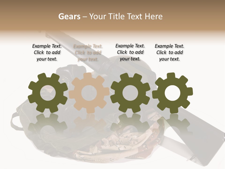 Desert Shock Projectile PowerPoint Template