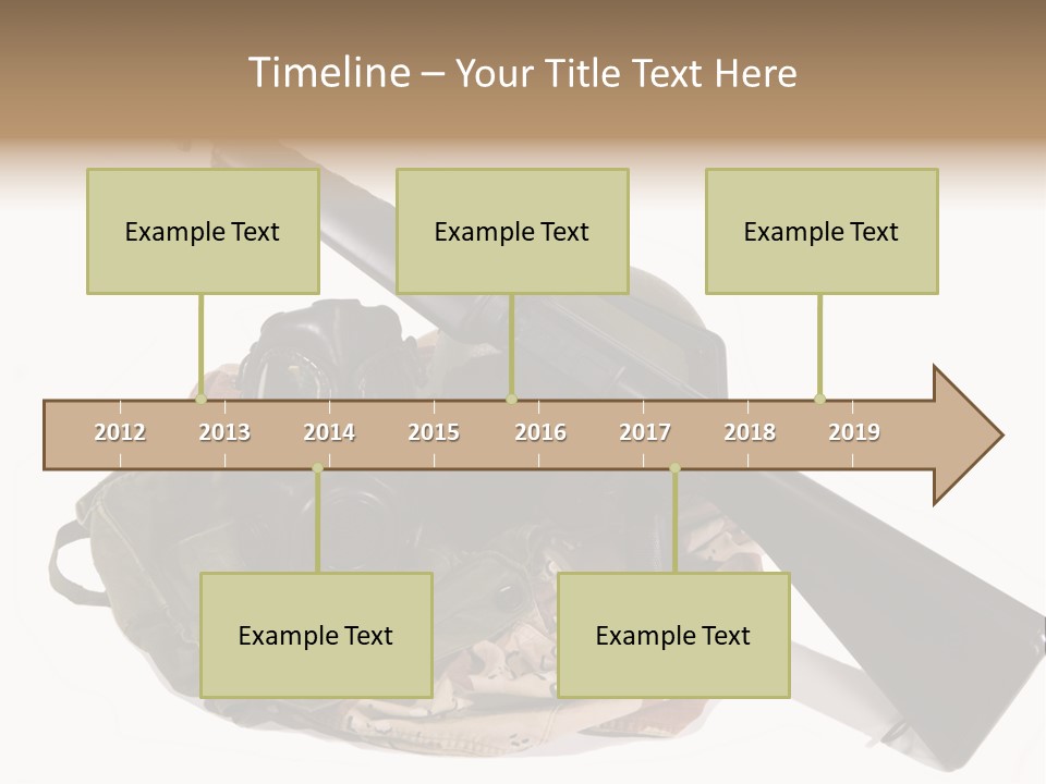 Desert Shock Projectile PowerPoint Template