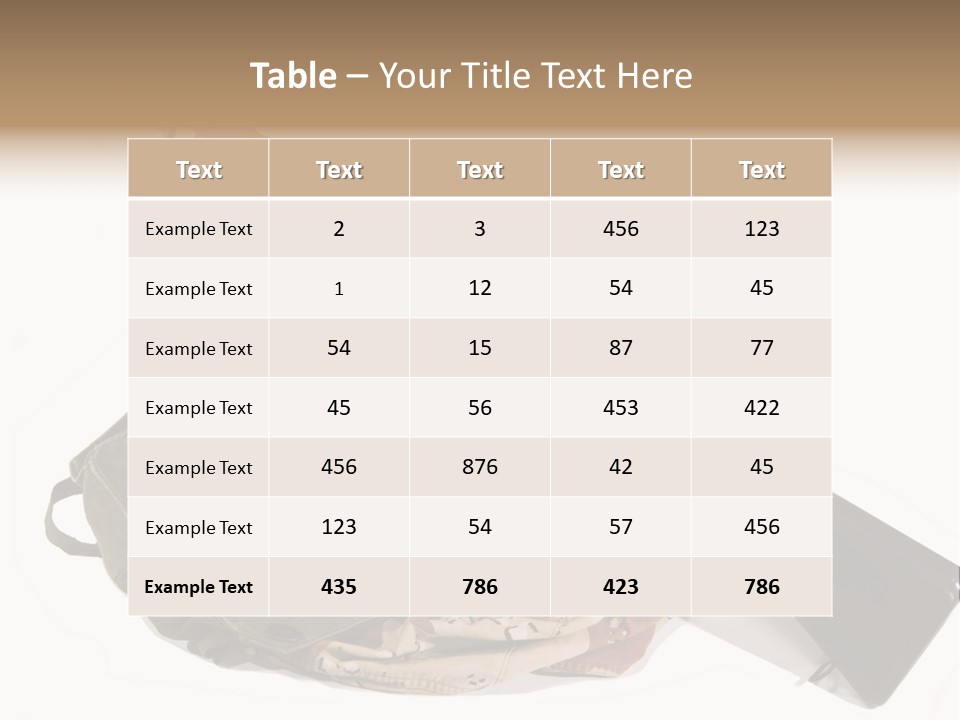 Desert Shock Projectile PowerPoint Template