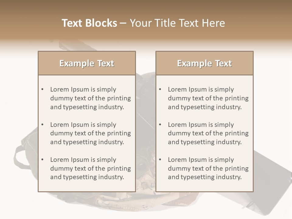 Desert Shock Projectile PowerPoint Template
