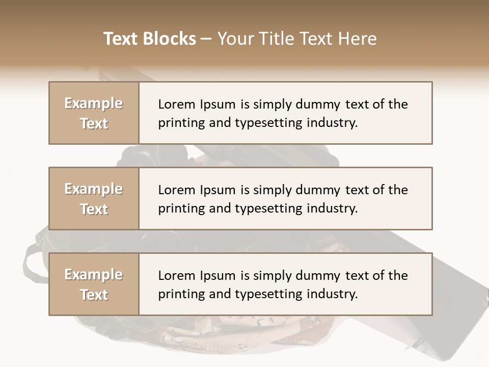Desert Shock Projectile PowerPoint Template