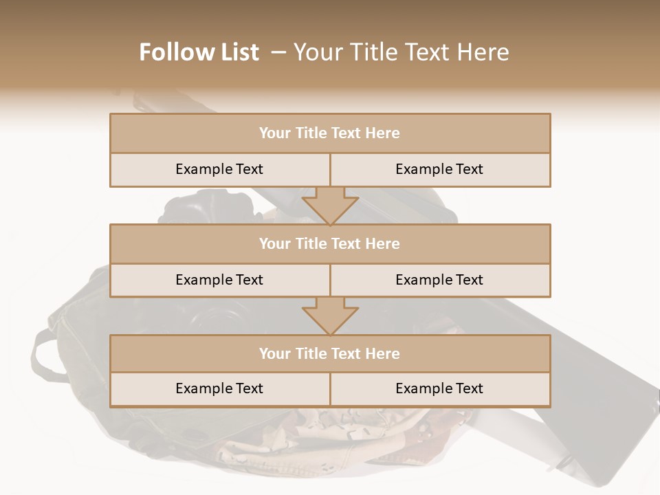Desert Shock Projectile PowerPoint Template