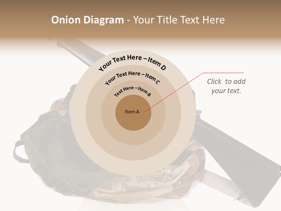 Desert Shock Projectile PowerPoint Template