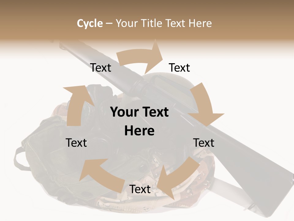 Desert Shock Projectile PowerPoint Template