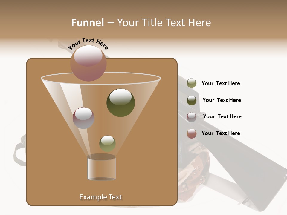 Desert Shock Projectile PowerPoint Template