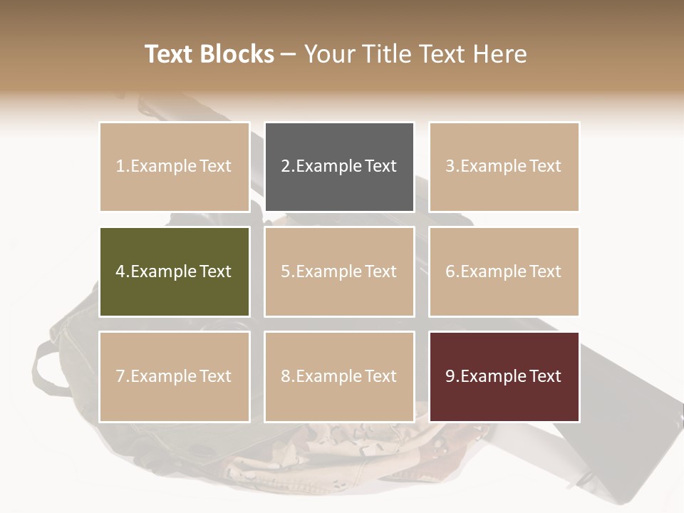 Desert Shock Projectile PowerPoint Template