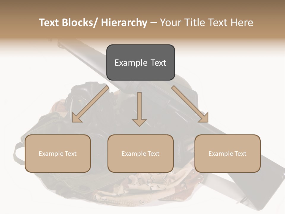 Desert Shock Projectile PowerPoint Template