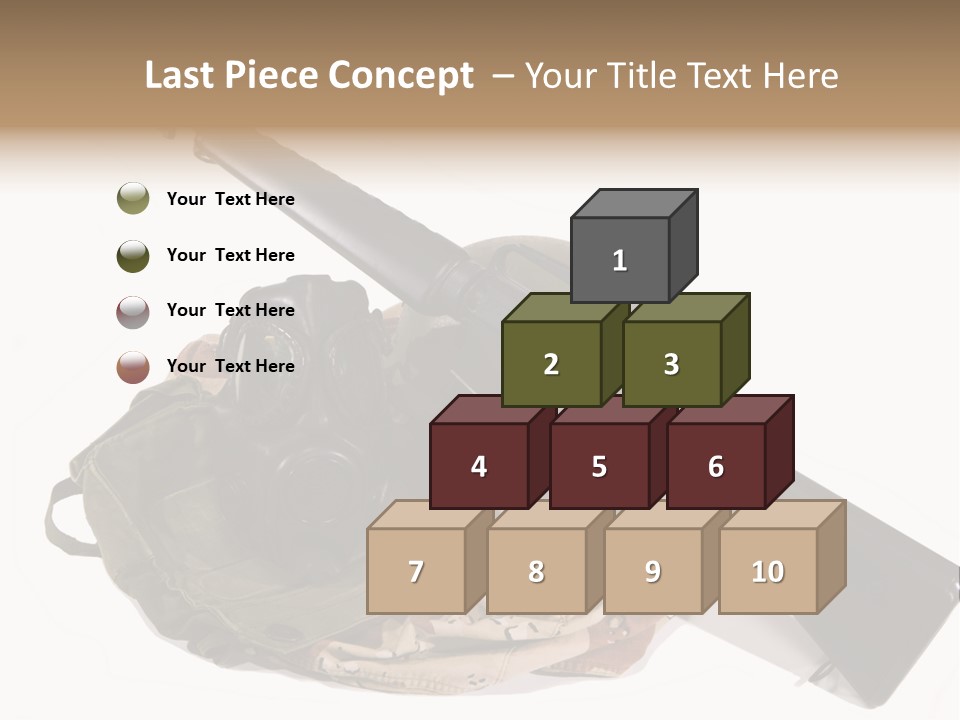 Desert Shock Projectile PowerPoint Template